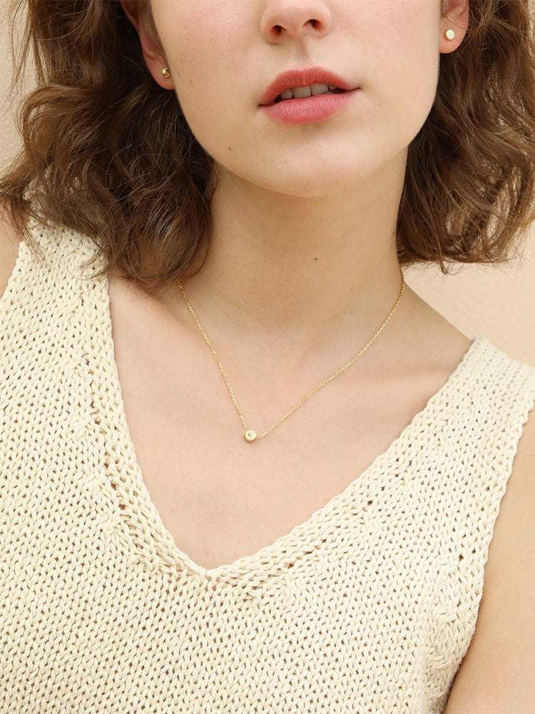 simple Dot Necklace for women