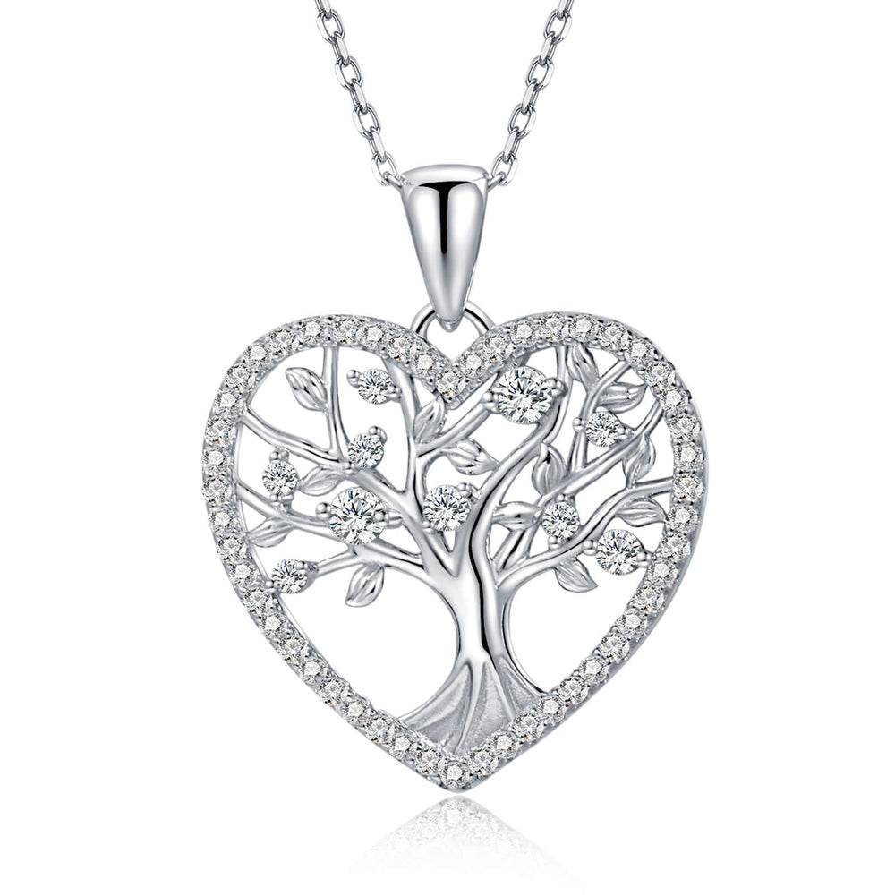 Love Heart Tree of Life Necklaces
