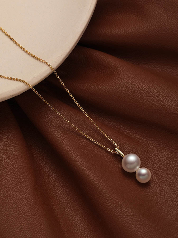 7mm and 9mm freshwater pearl necklace