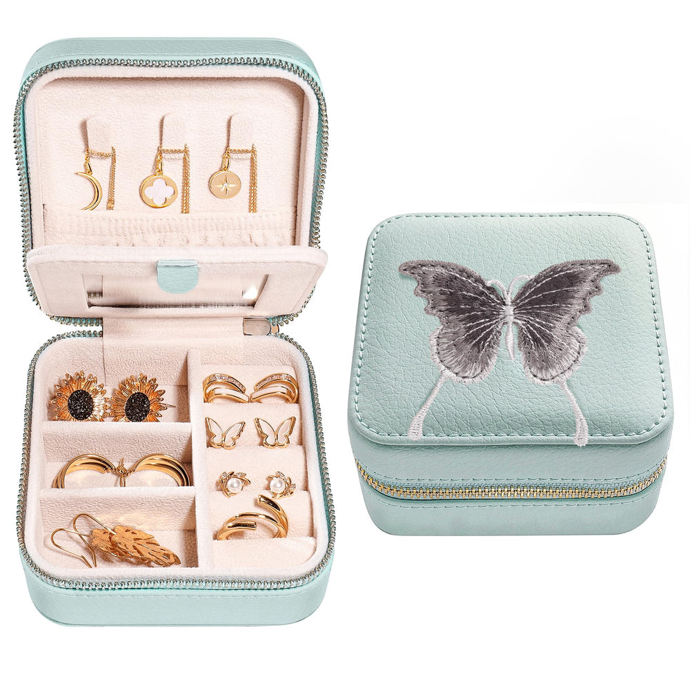 S.Leaf Travel Jewelry Box for Girls: Traveling Jewelry Case Gift for Women