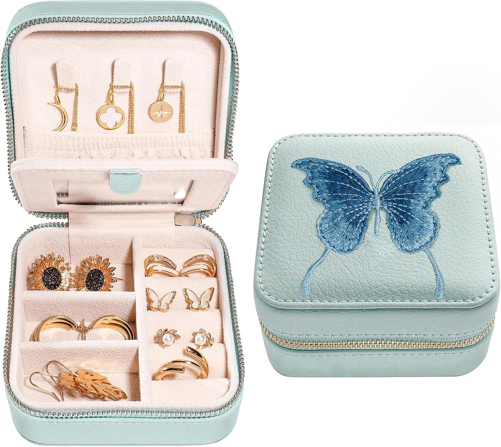 S.Leaf Ladies' Travel Jewelry Box Mini Jewelry Box