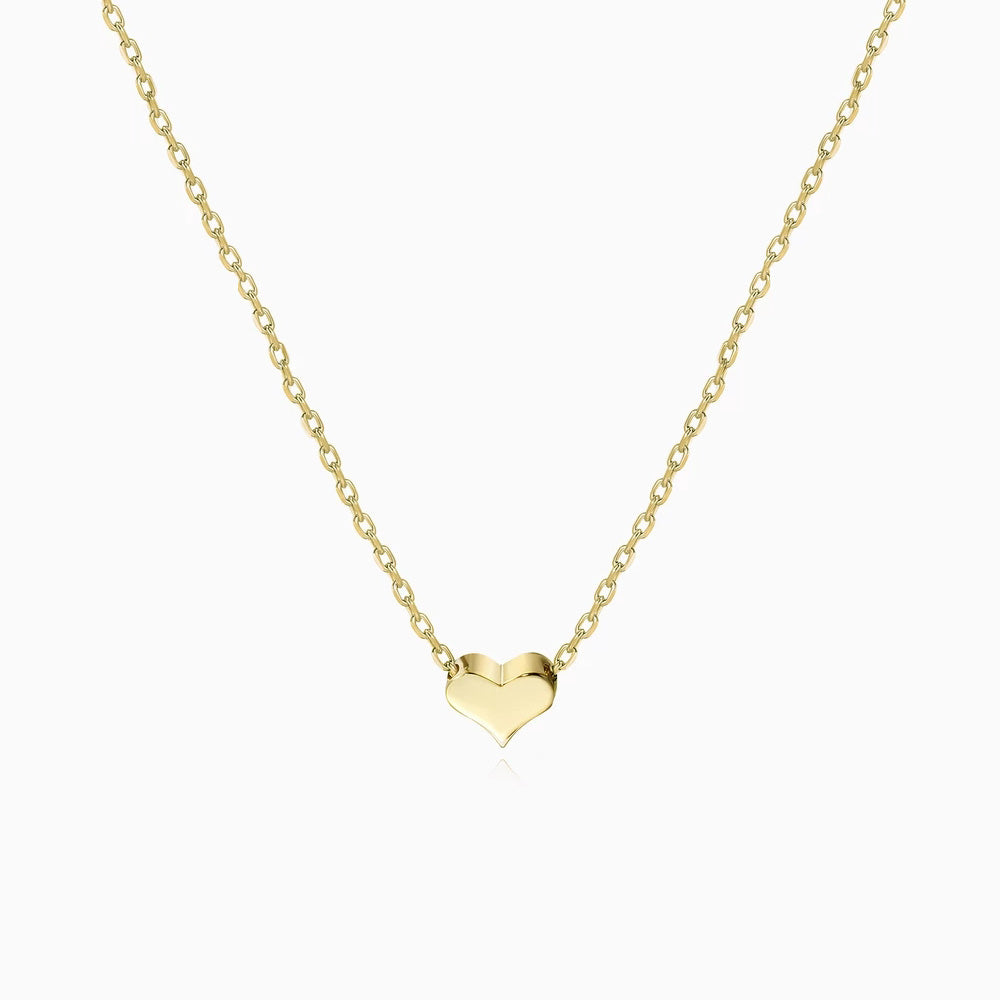 Tiny Heart Necklace gold