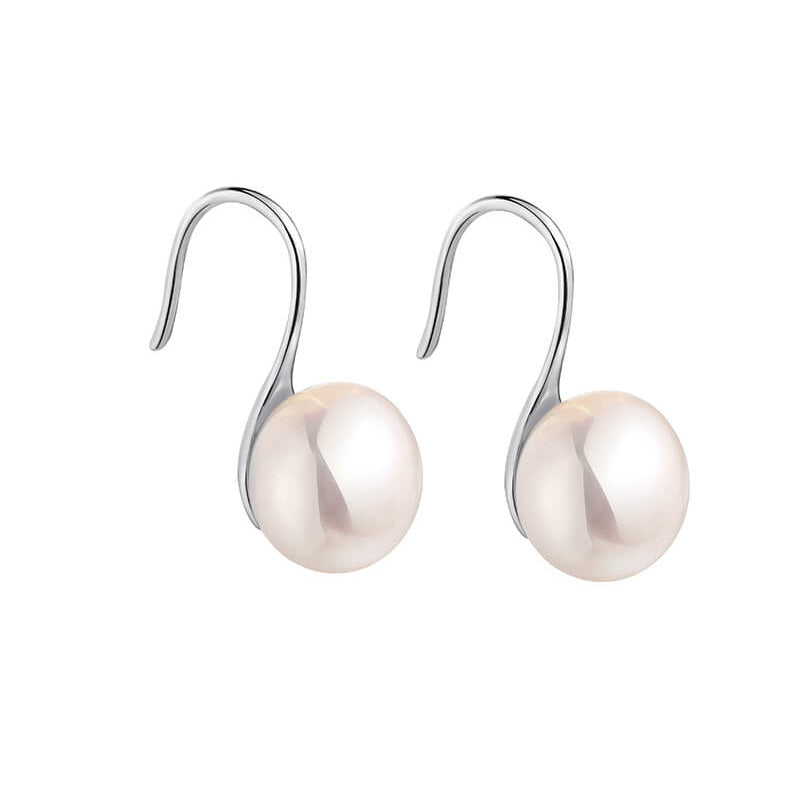 925 sterling silver Natural Pearl Earrings for women