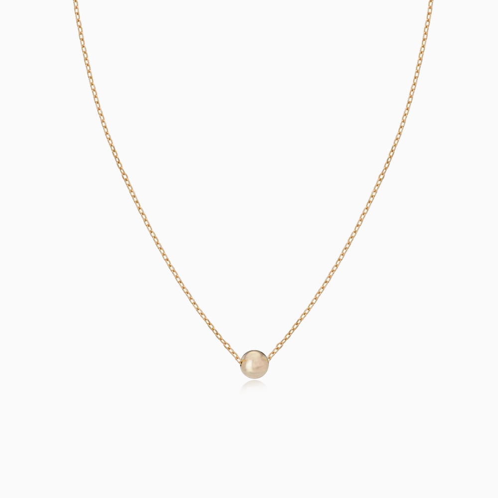 Tiny Ball Necklace gold